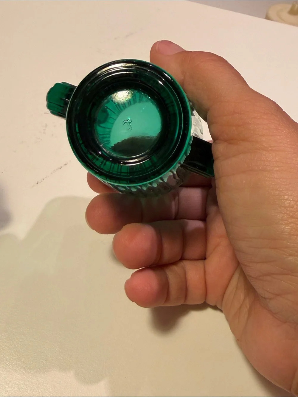 Libbey Emerald Green Glass Cactus Shot Glasses - Set of 2 Southwest Style